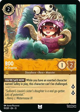 Boo - In Disguise (19/207) - Attack of the Vine Cold Foil