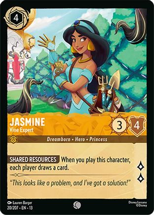 Jasmine - Vine Expert (20/207) - Attack of the Vine