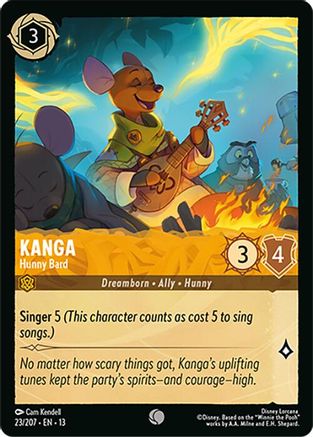 Kanga - Hunny Bard (23/207) - Attack of the Vine Cold Foil