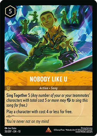 Nobody Like U (35/207) - Attack of the Vine Cold Foil