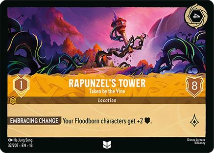 Rapunzel's Tower - Taken by the Vine (37/207) - Attack of the Vine Cold Foil