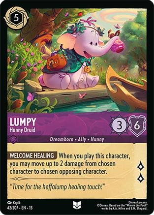 Lumpy - Hunny Druid (42/207) - Attack of the Vine Cold Foil