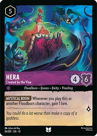 Hera - Created by the Vine (55/207) - Attack of the Vine