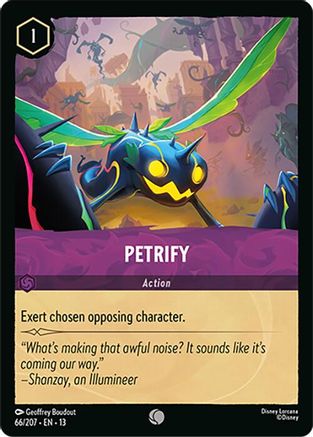 Petrify (66/207) - Attack of the Vine Cold Foil