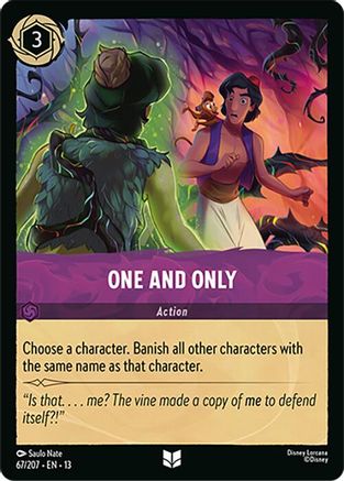 One and Only (67/207) - Attack of the Vine Cold Foil