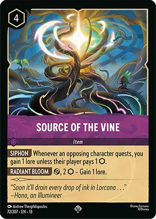 Source of the Vine (72/207) - Attack of the Vine Cold Foil