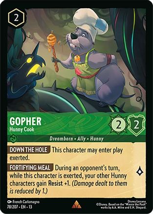 Gopher - Hunny Cook (78/207) - Attack of the Vine