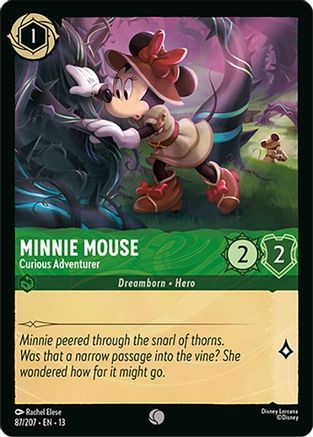 Minnie Mouse - Curious Adventurer (87/207) - Attack of the Vine