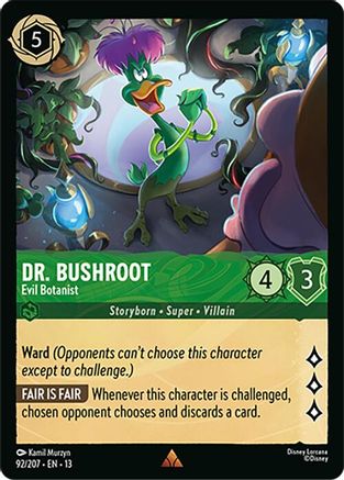 Dr. Bushroot - Evil Botanist (92/207) - Attack of the Vine