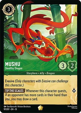 Mushu - Stealthy Dragon (97/207) - Attack of the Vine