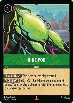 Vine Pod (107/207) - Attack of the Vine Cold Foil