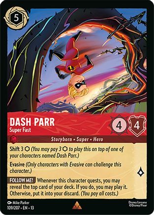 Dash Parr - Super Fast (109/207) - Attack of the Vine