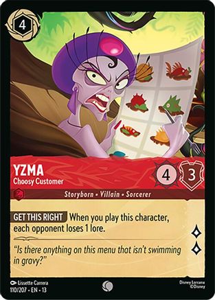Yzma - Choosy Customer (110/207) - Attack of the Vine