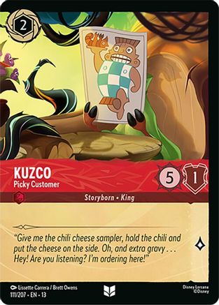 Kuzco - Picky Customer (Foil) (111/207) - Attack of the Vine Cold Foil
