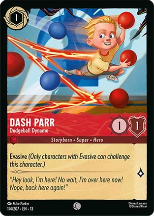 Dash Parr - Dodgeball Dynamo (114/207) - Attack of the Vine