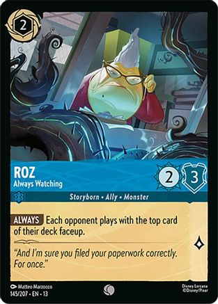 Roz - Always Watching (145/207) - Attack of the Vine Cold Foil