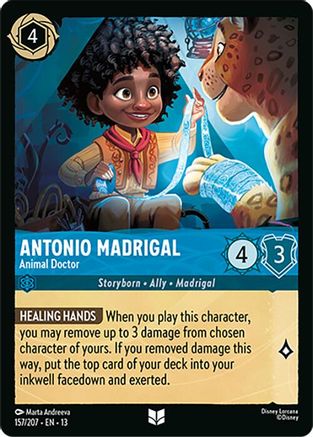 Antonio Madrigal - Animal Doctor (157/207) - Attack of the Vine Cold Foil