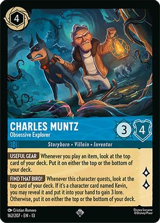Charles Muntz - Obsessive Explorer (162/207) - Attack of the Vine Cold Foil