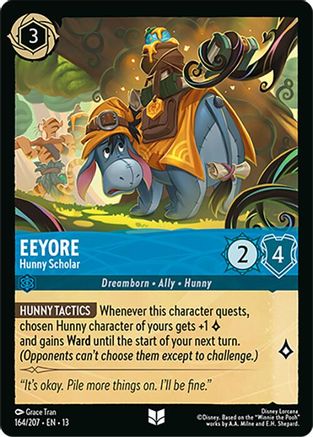Eeyore - Hunny Scholar (164/207) - Attack of the Vine
