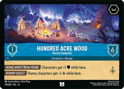Hundred Acre Wood - Hunny Campsite (175/207) - Attack of the Vine Cold Foil