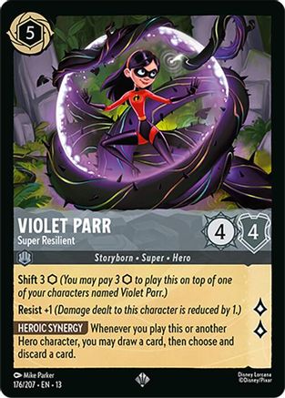 Violet Parr - Super Resilient (176/207) - Attack of the Vine