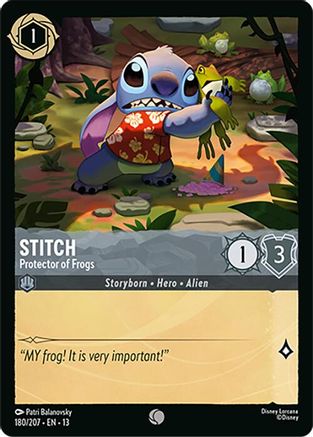 Stitch - Protector of Frogs (180/207) - Attack of the Vine