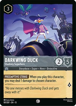 Darkwing Duck - Shadowy Superhero (187/207) - Attack of the Vine Cold Foil