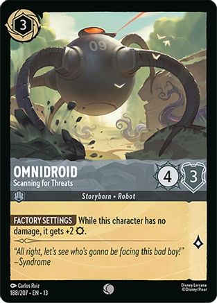 Omnidroid - Scanning for Threats (188/207) - Attack of the Vine Cold Foil