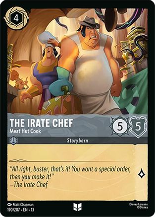 The Irate Chef - Meat Hut Cook (190/207) - Attack of the Vine Cold Foil