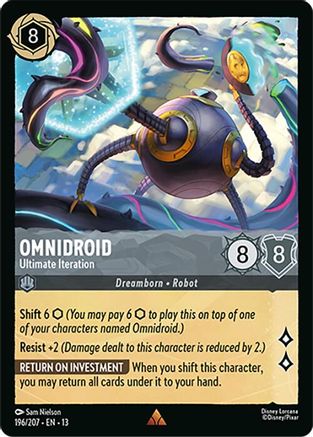 Omnidroid - Ultimate Iteration (196/207) - Attack of the Vine Cold Foil