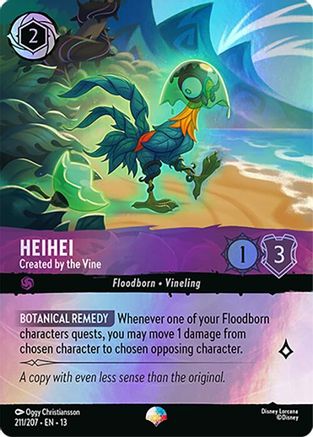 Heihei - Created by the Vine (Epic) (211/207) - Attack of the Vine Holofoil