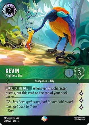 Kevin - Flightless Bird (Epic) (215/207) - Attack of the Vine Holofoil