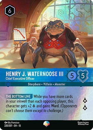 Henry J. Waternoose III - Chief Executive Officer (Epic) (220/207) - Attack of the Vine Holofoil