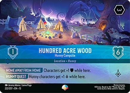 Hundred Acre Wood - Hunny Campsite (Epic) (222/207) - Attack of the Vine Holofoil