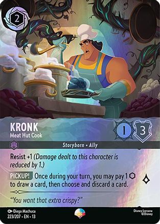 Kronk - Meat Hut Cook (Epic) (223/207) - Attack of the Vine Holofoil