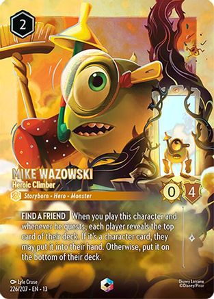 Mike Wazowski - Heroic Climber (Enchanted) (226/207) - Attack of the Vine Holofoil