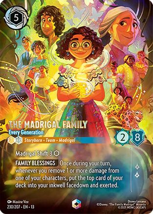 The Madrigal Family - Every Generation (Enchanted) (230/207) - Attack of the Vine Holofoil