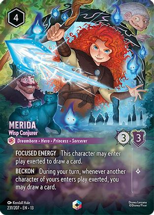 Merida - Wisp Conjurer (Enchanted) (231/207) - Attack of the Vine Holofoil