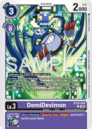 DemiDevimon (BT26-064) - Timeless Bonds
