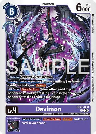 Devimon (BT26-068) - Timeless Bonds