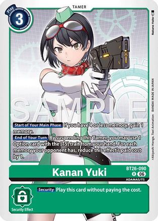Kanan Yuki (BT26-090) - Timeless Bonds Foil