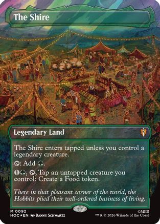 The Shire (Borderless) (Surge Foil) (HOC-092) - The Hobbit: Eternal-Legal Foil