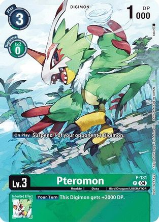 Pteromon (Digimon Liberator D-Storage Set) (P-131) - Digimon Promotion Cards Foil