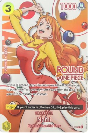 Nami (Round 1 Promo) (ST29-008) - One Piece Promotion Cards Foil