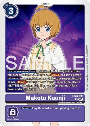 Makoto Kuonji (BT26-095) - Timeless Bonds Foil