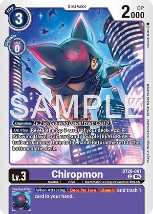 Chiropmon (BT26-061) - Timeless Bonds