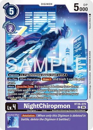 NightChiropmon (BT26-070) - Timeless Bonds