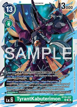 TyrantKabuterimon (BT26-047) - Timeless Bonds Foil