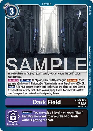 Dark Field (BT26-100) - Timeless Bonds Foil