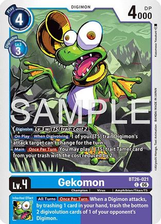 Gekomon (BT26-021) - Timeless Bonds